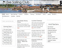 Tablet Screenshot of exe-sailing-club.org